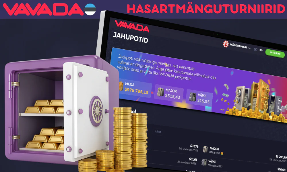 Vavadas on saadaval erinevad hasartmänguturniirid