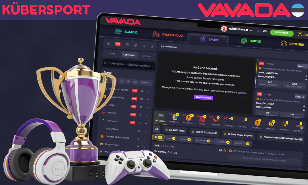 eSpordi kategooria on väga populaarne