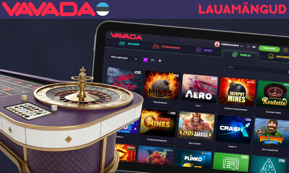 Vavada lauamängude erikategooria