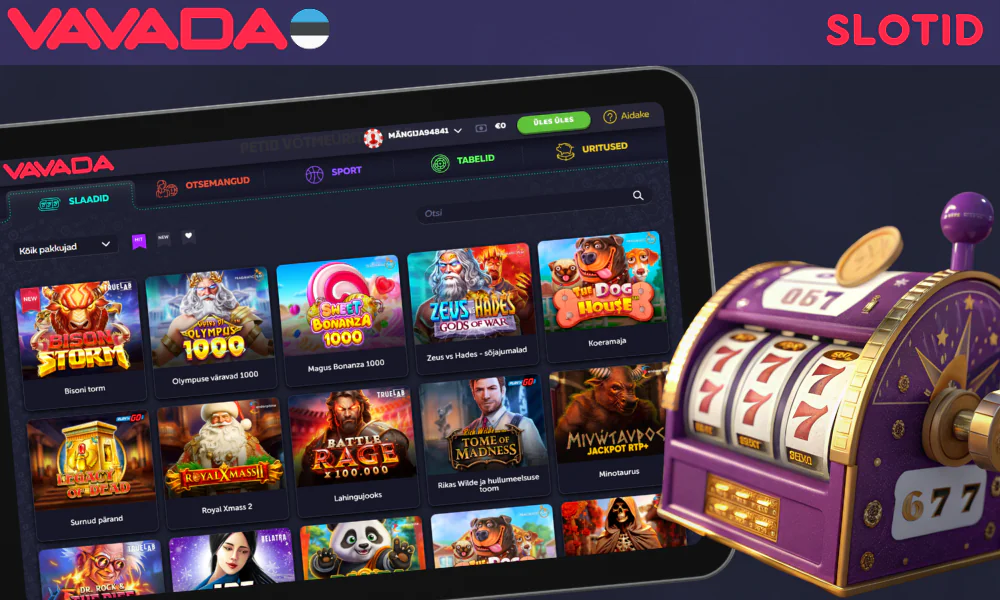 Sajad erinevad mängud kategoorias Slots