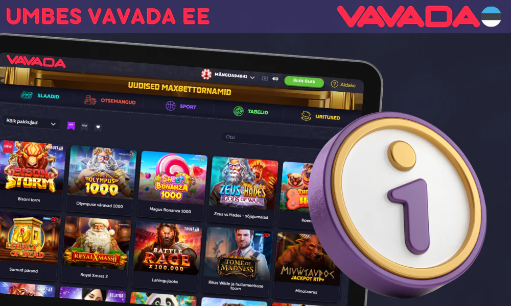 Põhiteave Vavada kasiino kohta