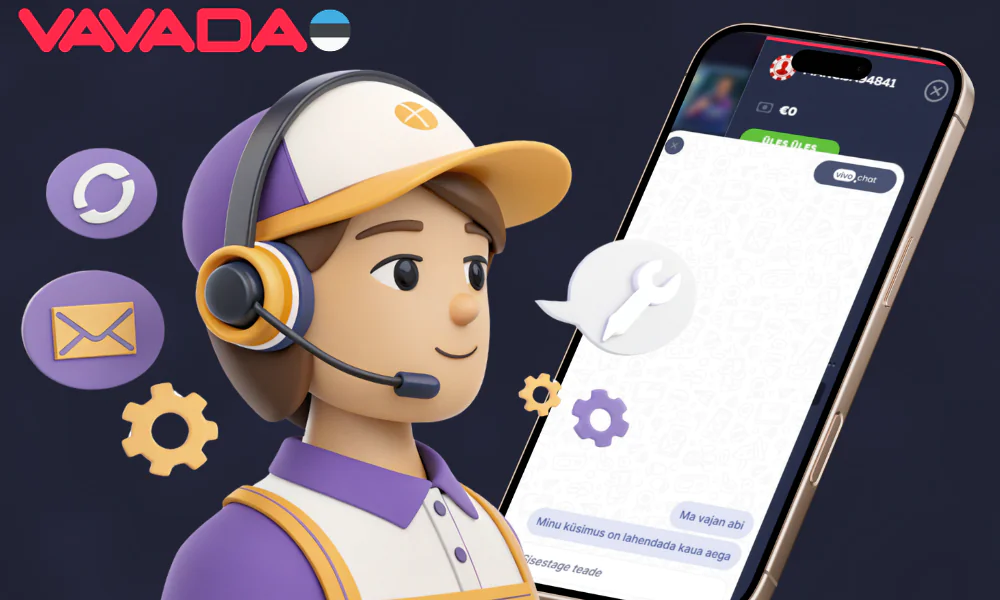 Vavada omab kogenud tehnilist tuge