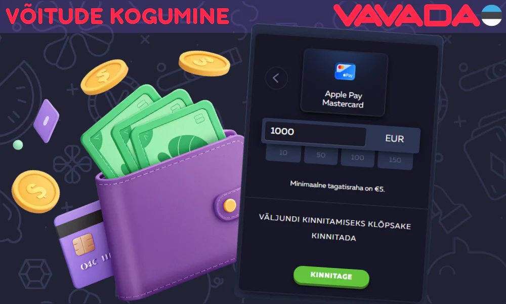 Vavada Casino hoiustamise juhised