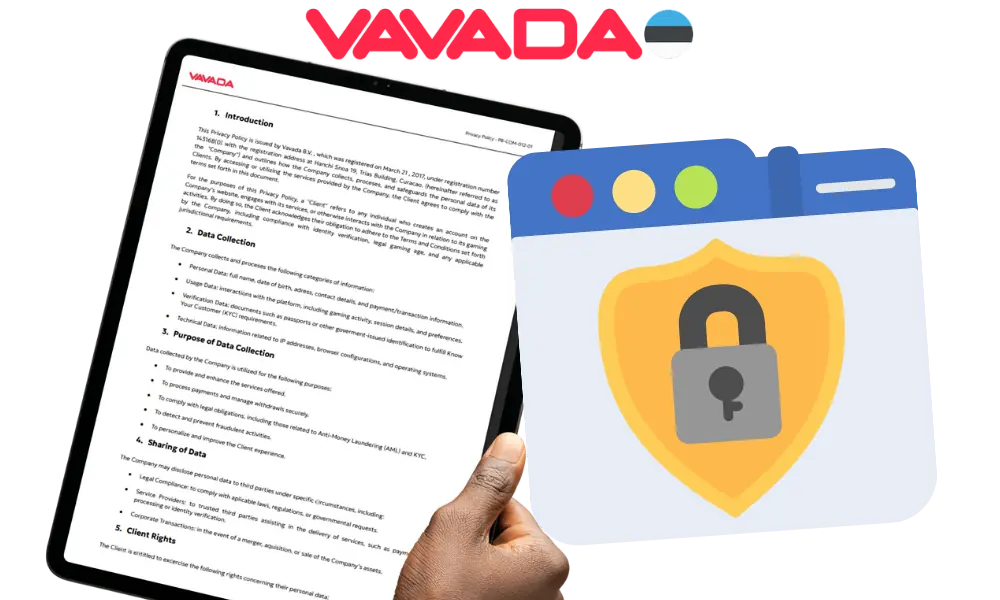 Vavada tagab kasutajate isikuandmete kaitse